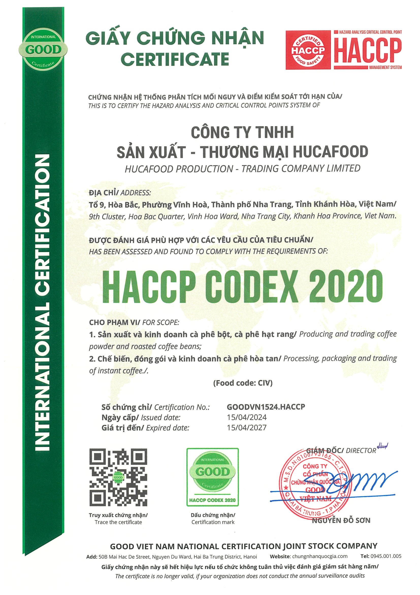 Gia công cà phê hòa tan tại TP. HCM & Sài Gòn HUCAFOOD uy tín