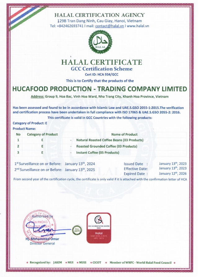 OEM Coffee Solutions HALAL