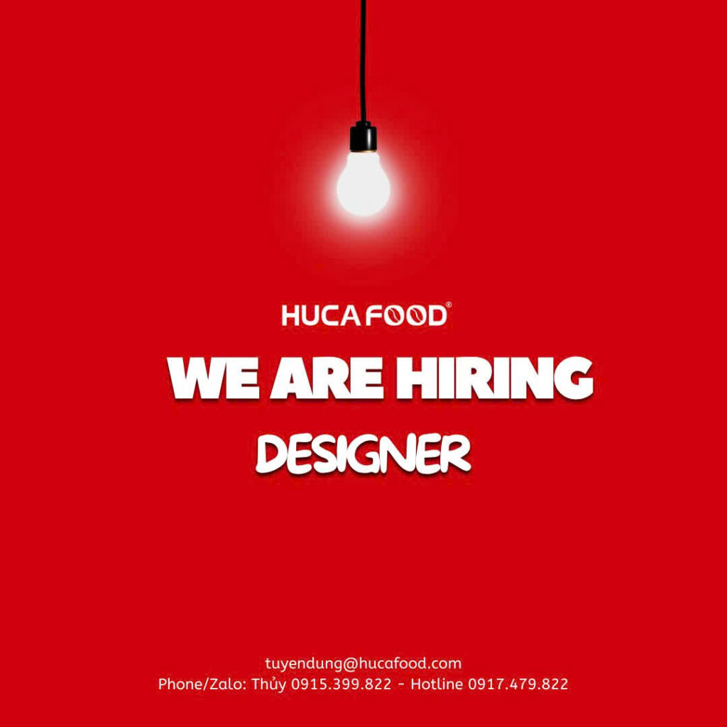 HUCAFOOD tuyển dụng thiết kế